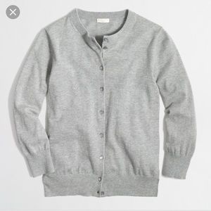 J. Crew Heather Grey Cardigan